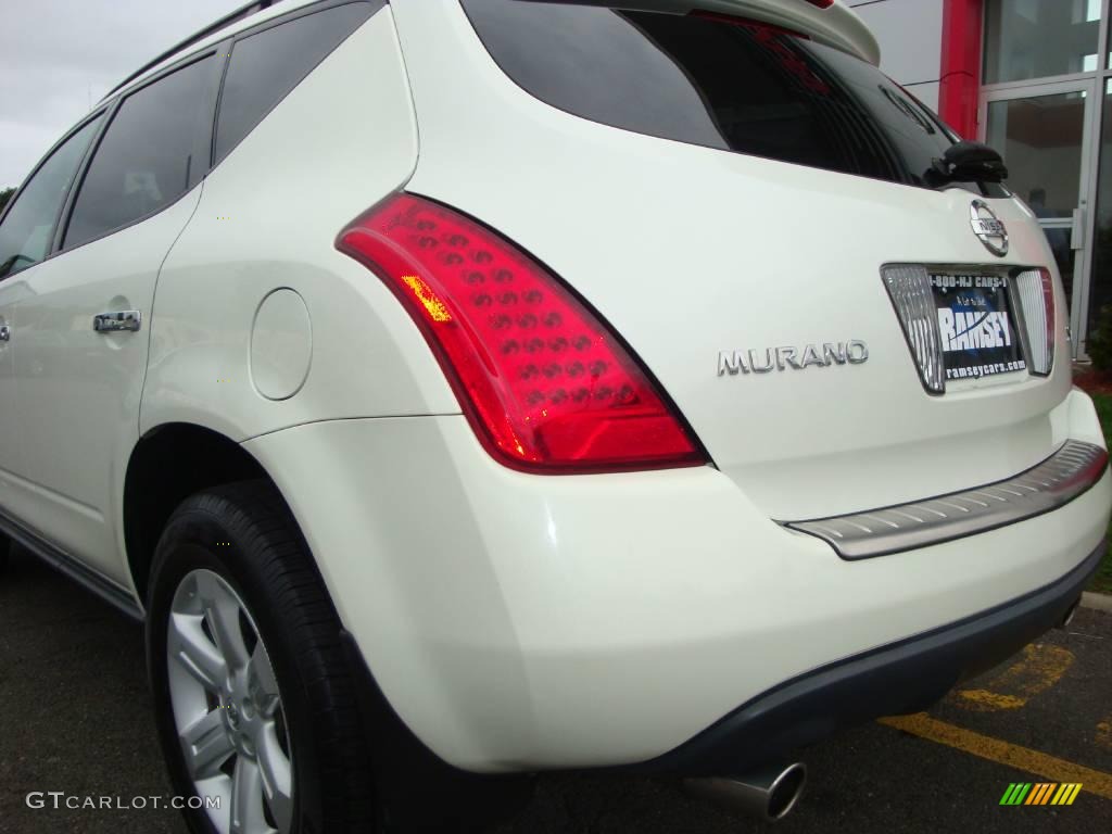 2006 Murano S AWD - Glacier Pearl / Cafe Latte photo #19