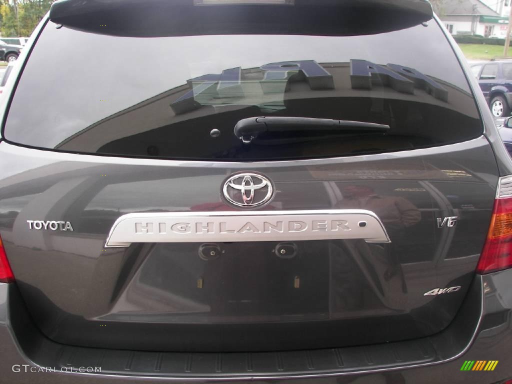 2008 Highlander Limited 4WD - Magnetic Gray Metallic / Ash Gray photo #28