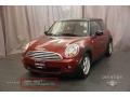 2007 Nightfire Red Metallic Mini Cooper Hardtop  photo #1