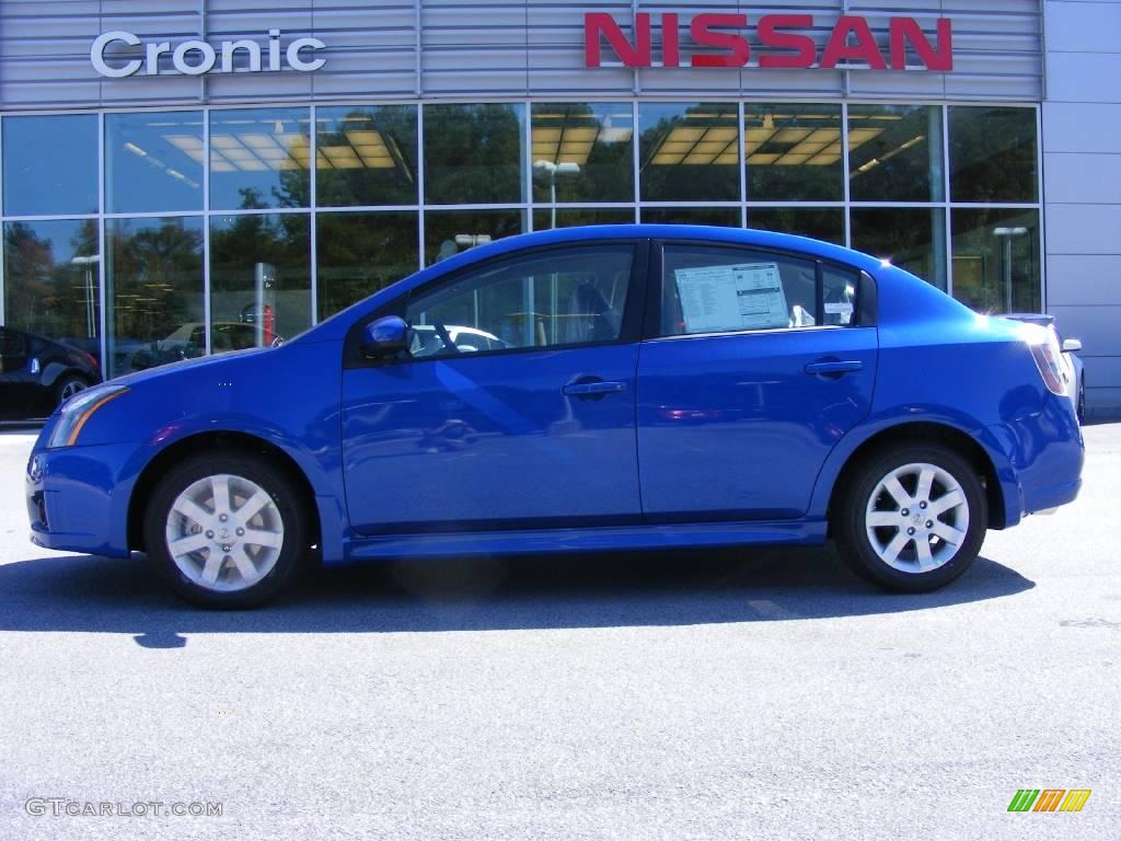 2010 Sentra 2.0 SR - Blue Metallic / Charcoal photo #1