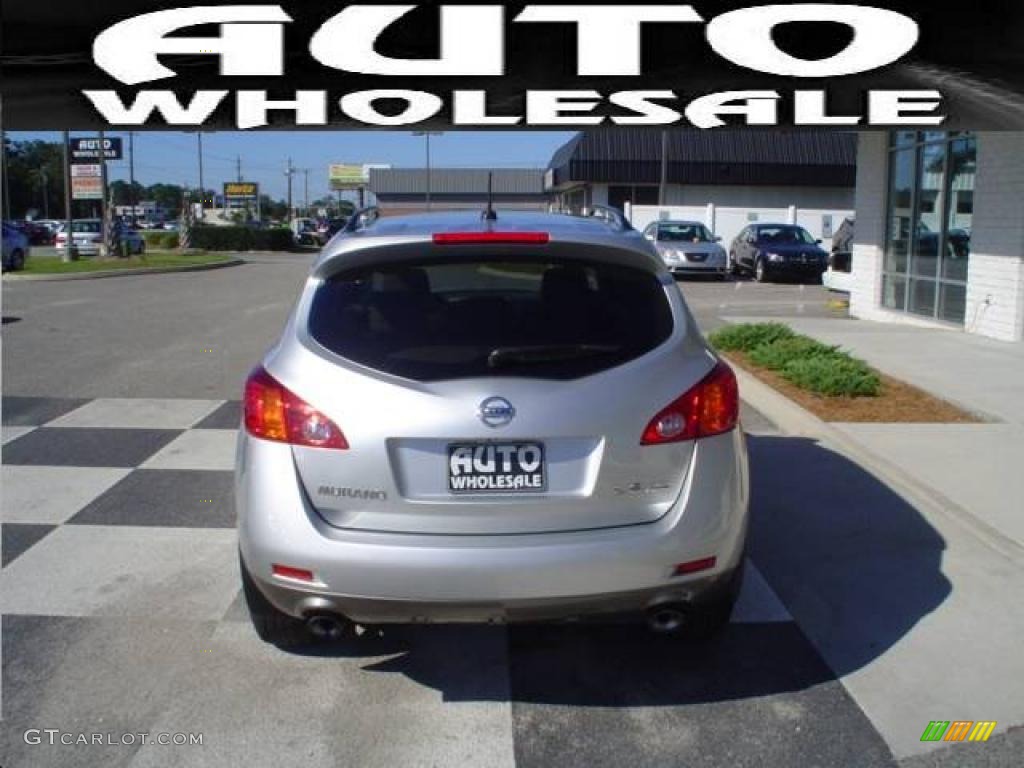 2009 Murano SL AWD - Brilliant Silver Metallic / Beige photo #3