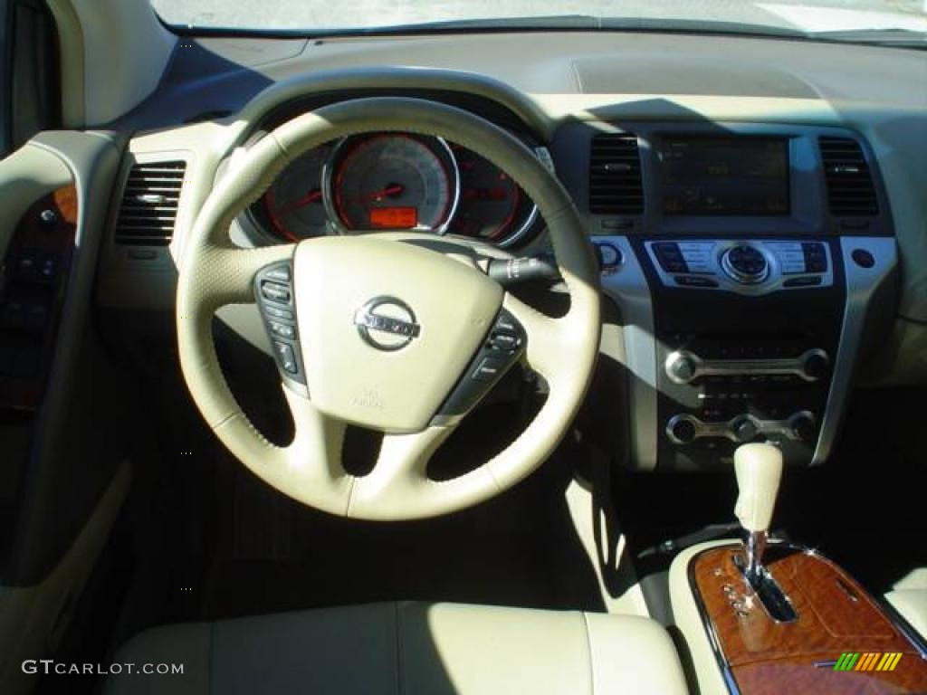 2009 Murano SL AWD - Brilliant Silver Metallic / Beige photo #9