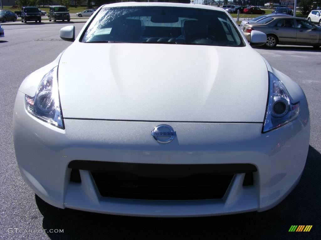 2009 370Z Sport Touring Coupe - Pearl White / Gray Leather photo #3