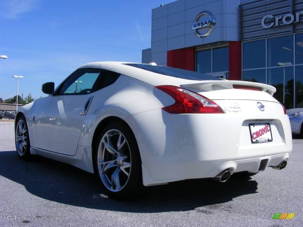 2009 370Z Sport Touring Coupe - Pearl White / Gray Leather photo #8