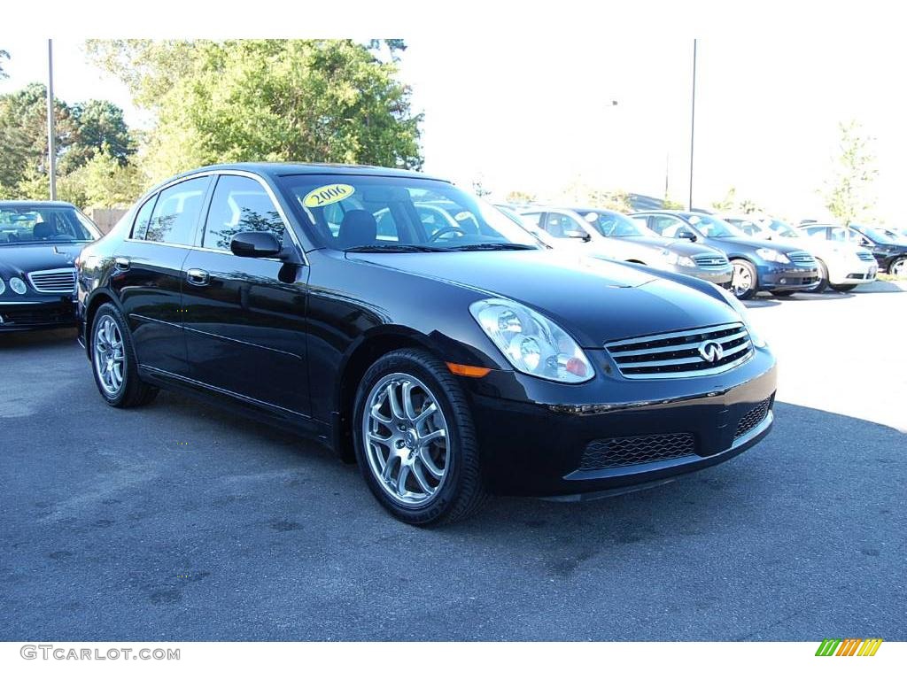 2006 G 35 Sedan - Black Obsidian / Graphite photo #1