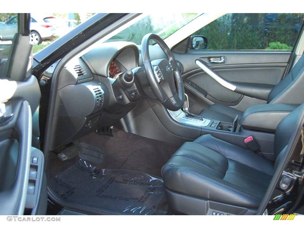 2006 G 35 Sedan - Black Obsidian / Graphite photo #5