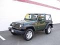 2008 Jeep Green Metallic Jeep Wrangler X 4x4  photo #1