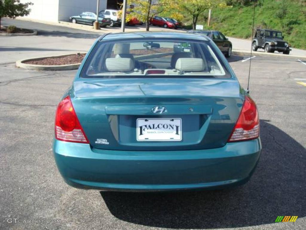 2006 Elantra GLS Sedan - Spruce Green / Gray photo #3