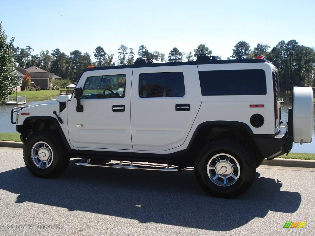 2006 H2 SUV - White / Ebony photo #4