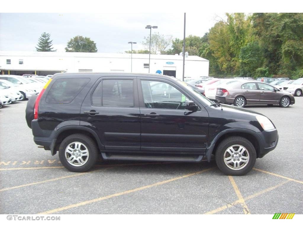 2004 CR-V EX 4WD - Nighthawk Black Pearl / Black photo #20