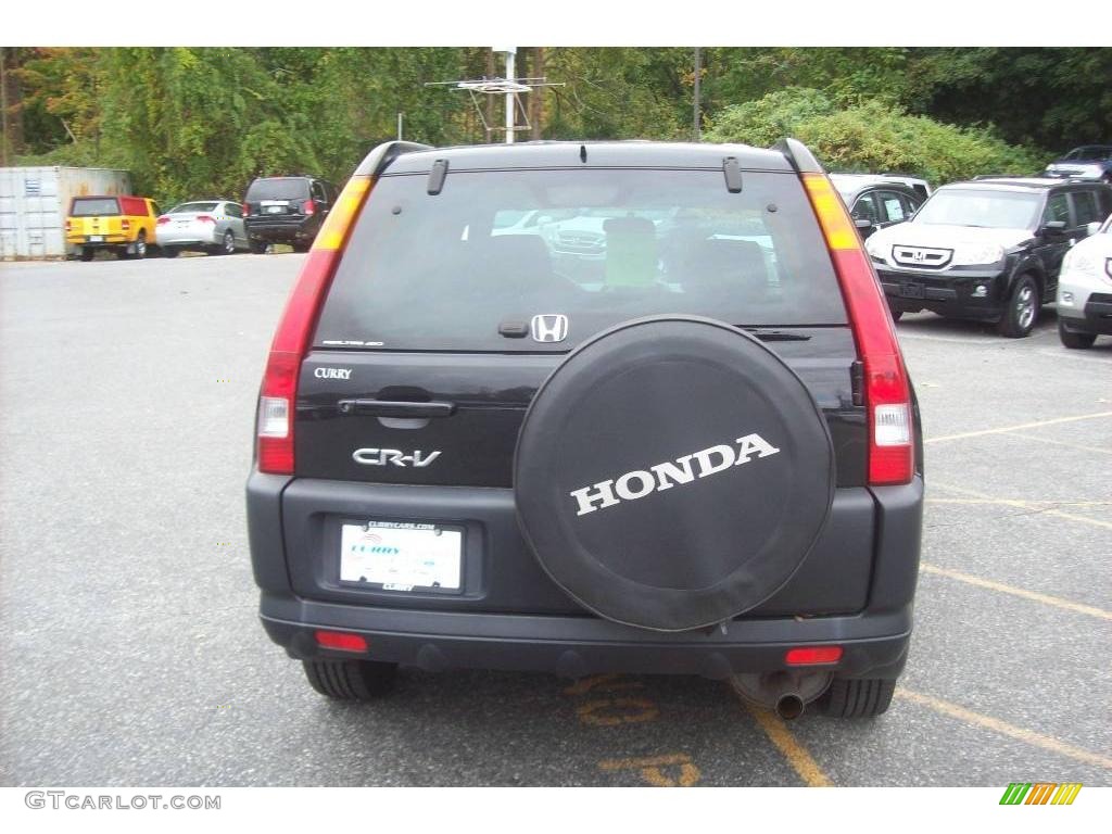 2004 CR-V EX 4WD - Nighthawk Black Pearl / Black photo #23