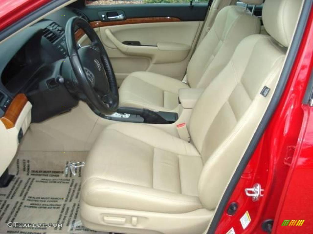 2006 TSX Sedan - Milano Red / Parchment photo #10