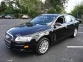 2008 Phantom Black Pearl Effect Audi A6 3.2 quattro Sedan  photo #1