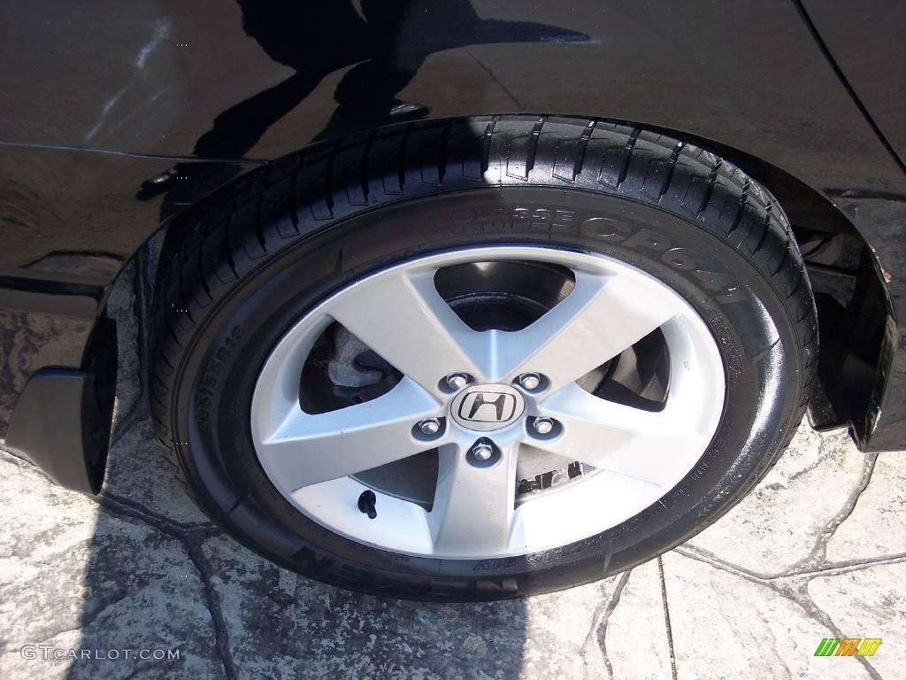 2007 Civic EX Sedan - Nighthawk Black Pearl / Gray photo #9