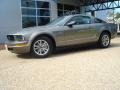 2005 Mineral Grey Metallic Ford Mustang V6 Deluxe Coupe  photo #2