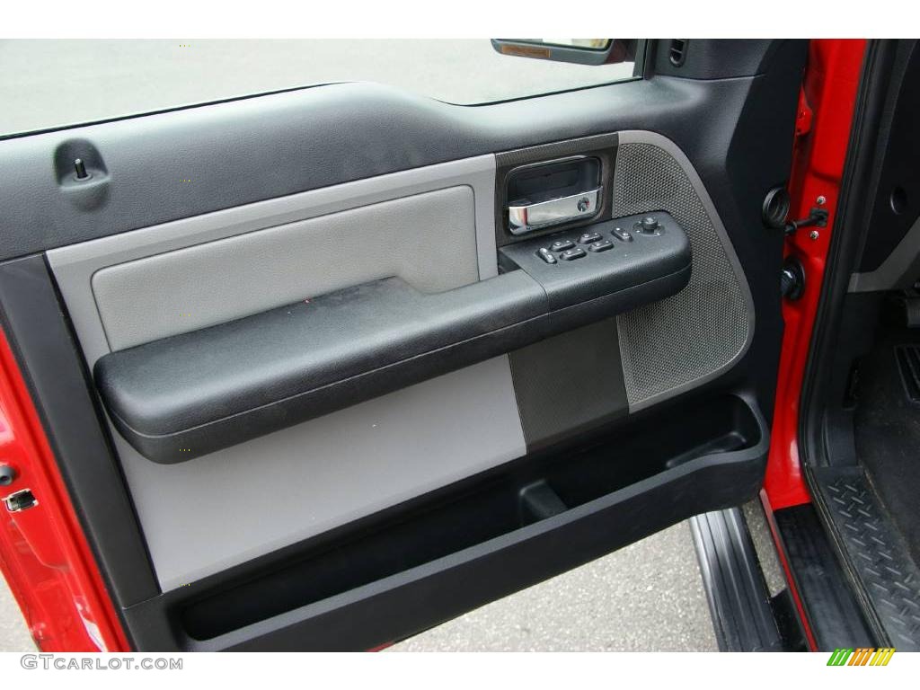 2005 F150 FX4 SuperCab 4x4 - Bright Red / Medium Flint/Dark Flint Grey photo #13