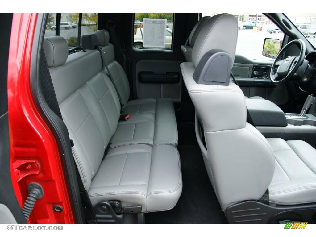 2005 F150 FX4 SuperCab 4x4 - Bright Red / Medium Flint/Dark Flint Grey photo #17
