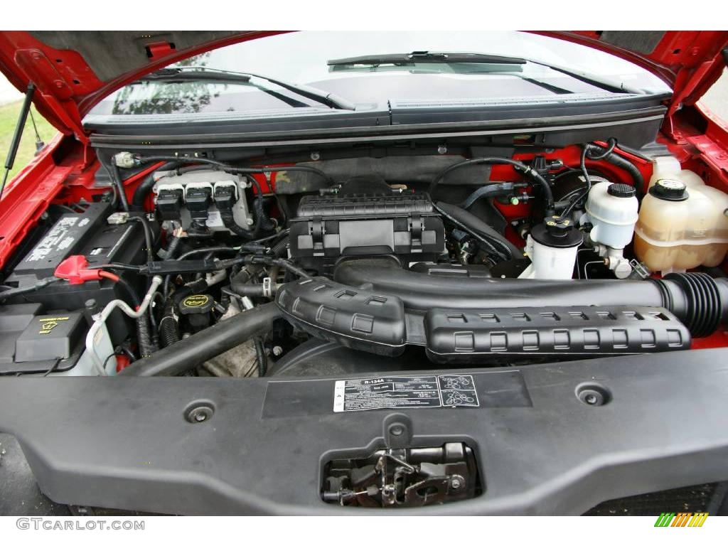 2005 F150 FX4 SuperCab 4x4 - Bright Red / Medium Flint/Dark Flint Grey photo #22