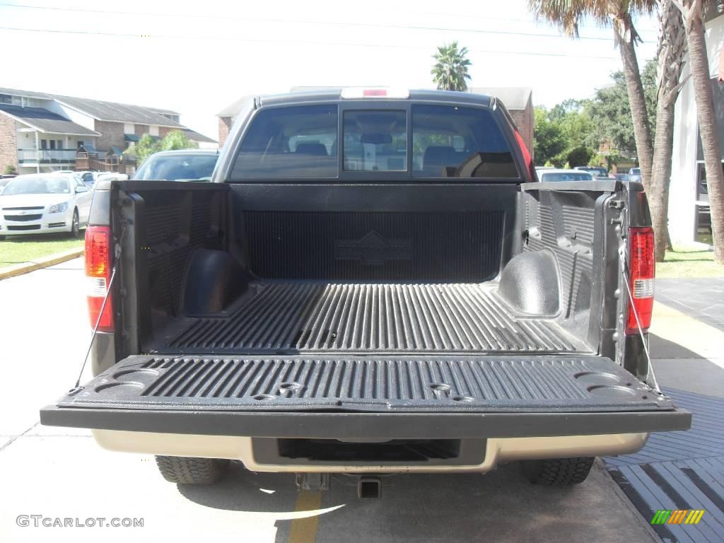 2006 F150 Lariat SuperCrew 4x4 - Dark Stone Metallic / Tan photo #2