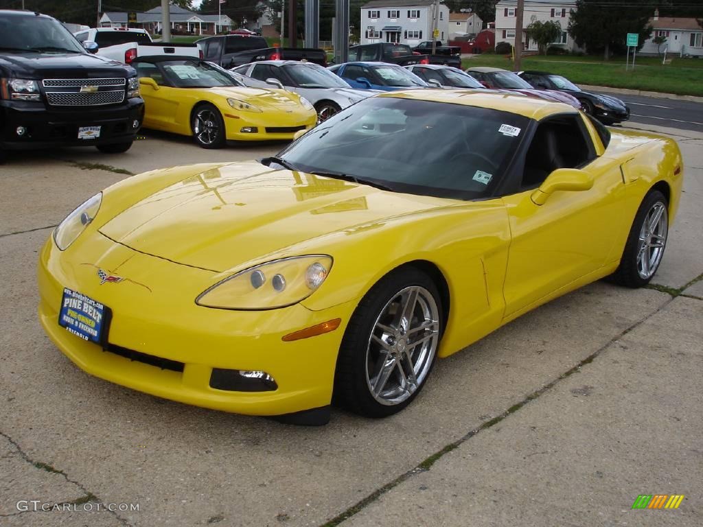 2005 Corvette Coupe - Millenium Yellow / Ebony photo #1