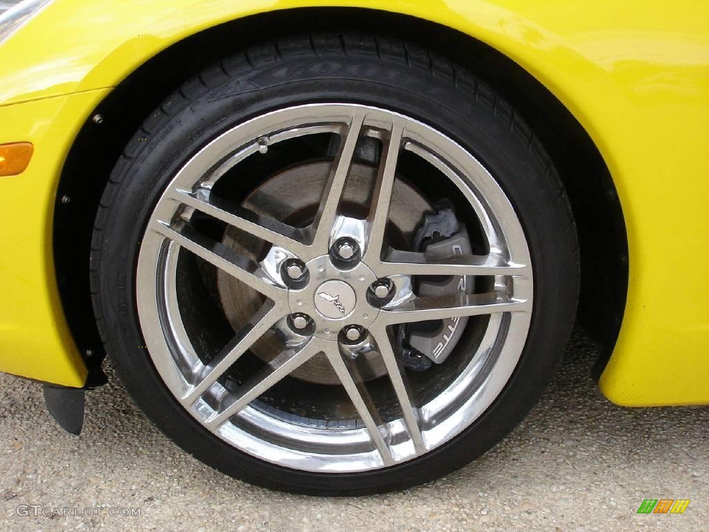 2005 Corvette Coupe - Millenium Yellow / Ebony photo #8