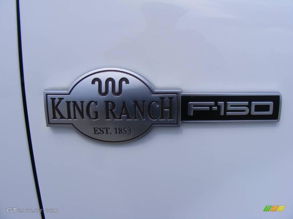 2007 F150 King Ranch SuperCrew 4x4 - Oxford White / Castano Brown Leather photo #18