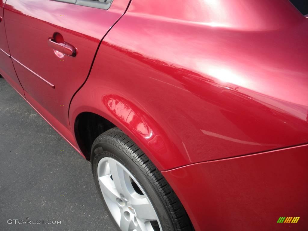2007 Cobalt LT Sedan - Sport Red Tint Coat / Gray photo #8