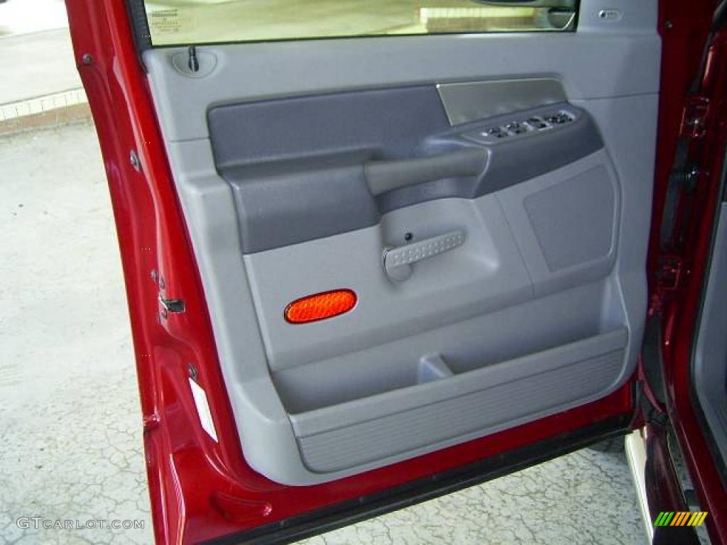 2007 Ram 1500 SLT Quad Cab 4x4 - Inferno Red Crystal Pearl / Medium Slate Gray photo #8