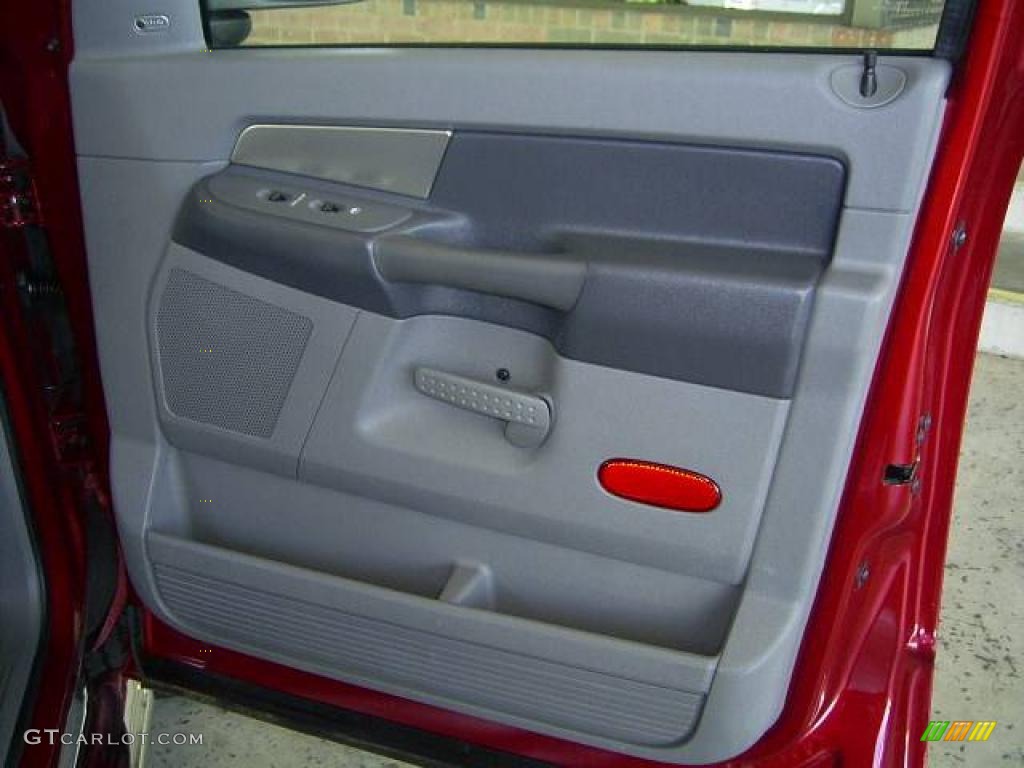 2007 Ram 1500 SLT Quad Cab 4x4 - Inferno Red Crystal Pearl / Medium Slate Gray photo #16