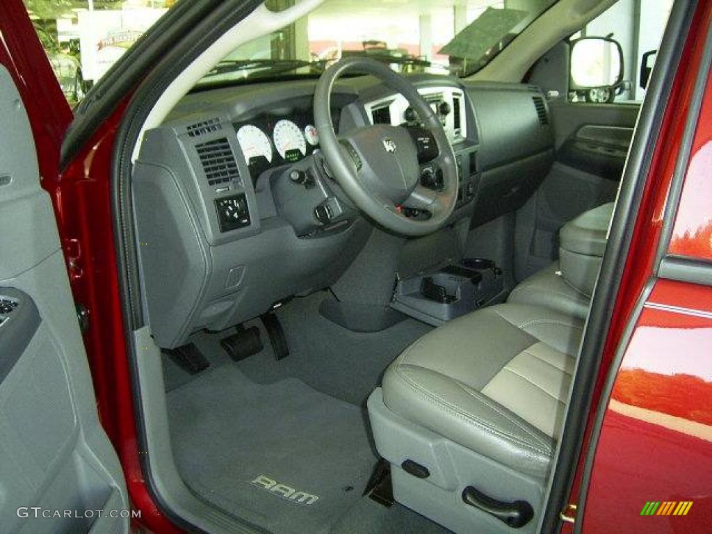 2007 Ram 1500 SLT Quad Cab 4x4 - Inferno Red Crystal Pearl / Medium Slate Gray photo #25