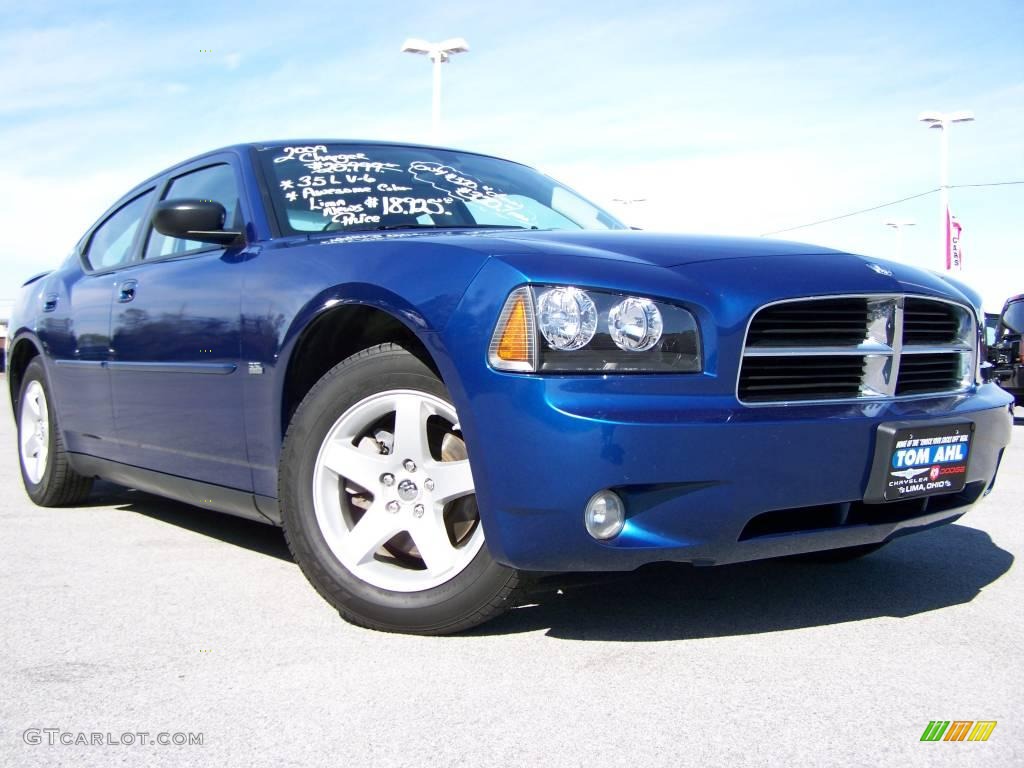 Deep Water Blue Pearl Dodge Charger