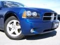 2009 Deep Water Blue Pearl Dodge Charger SXT  photo #2