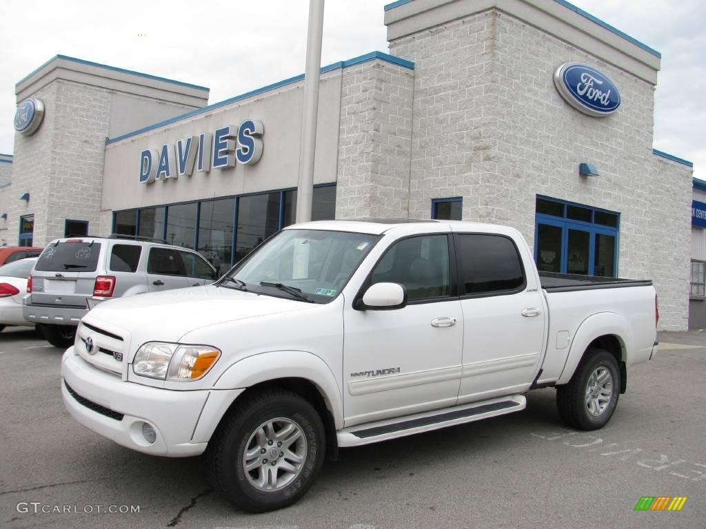 2006 Tundra Limited Double Cab 4x4 - Natural White / Taupe photo #1