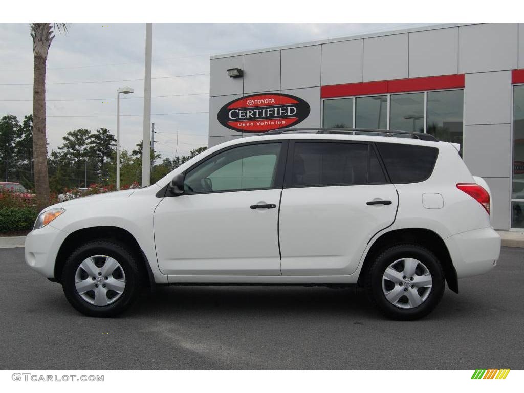2007 RAV4 I4 - Super White / Ash Gray photo #1