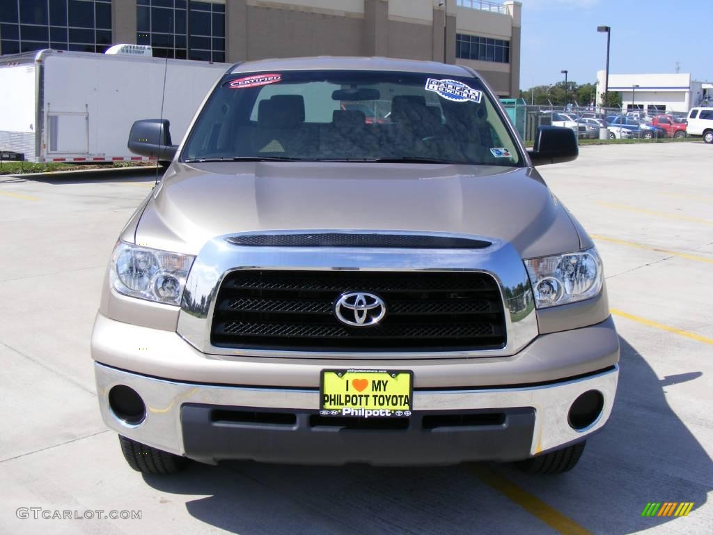 2008 Tundra Double Cab - Desert Sand Mica / Beige photo #8