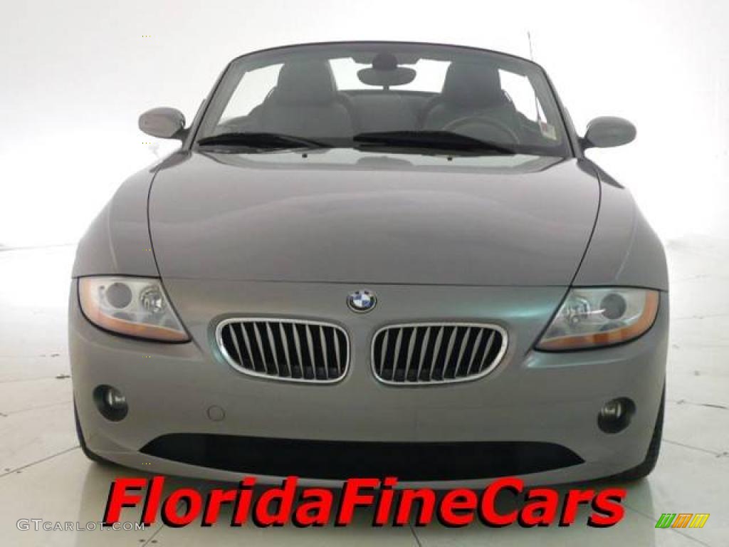 2003 Z4 3.0i Roadster - Sterling Grey Metallic / Black photo #5