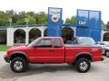 2002 Victory Red Chevrolet S10 ZR2 Extended Cab 4x4  photo #3
