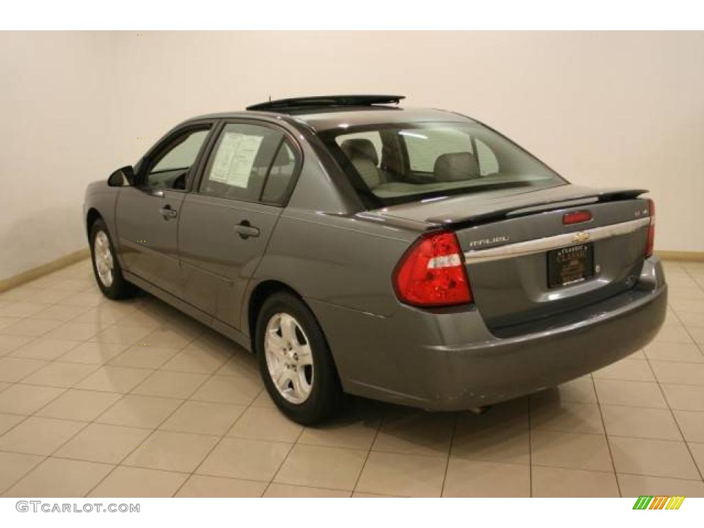 2005 Malibu LT V6 Sedan - Medium Gray Metallic / Gray photo #5