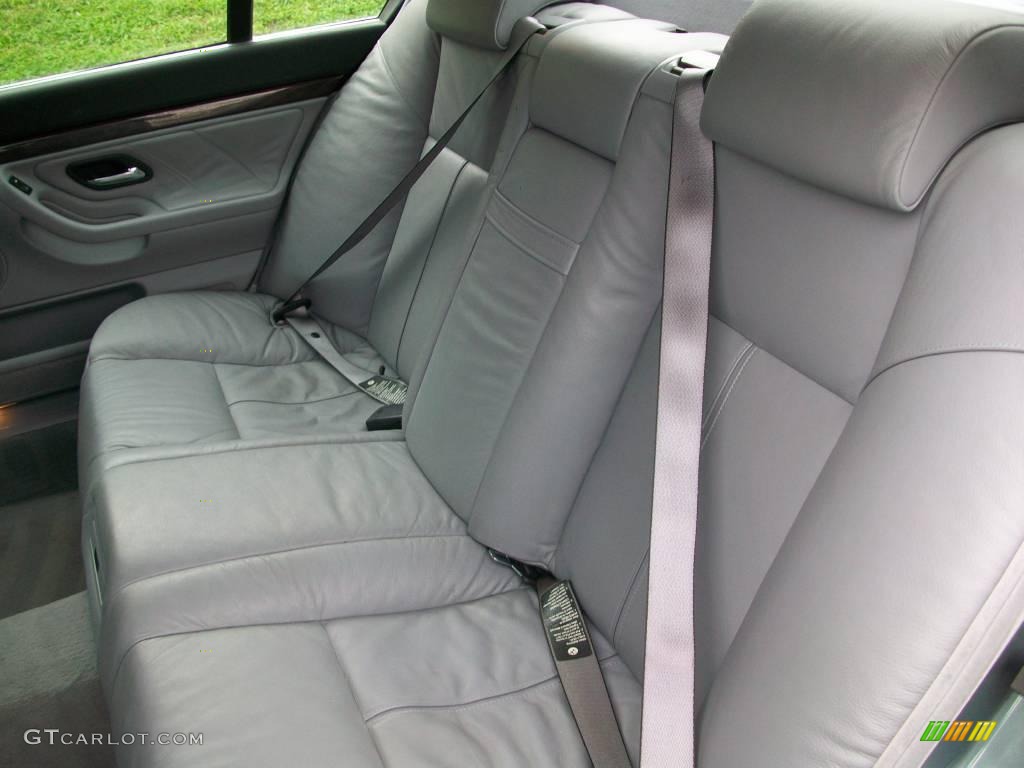 2001 7 Series 740iL Sedan - Glacier Green Metallic / Grey photo #24