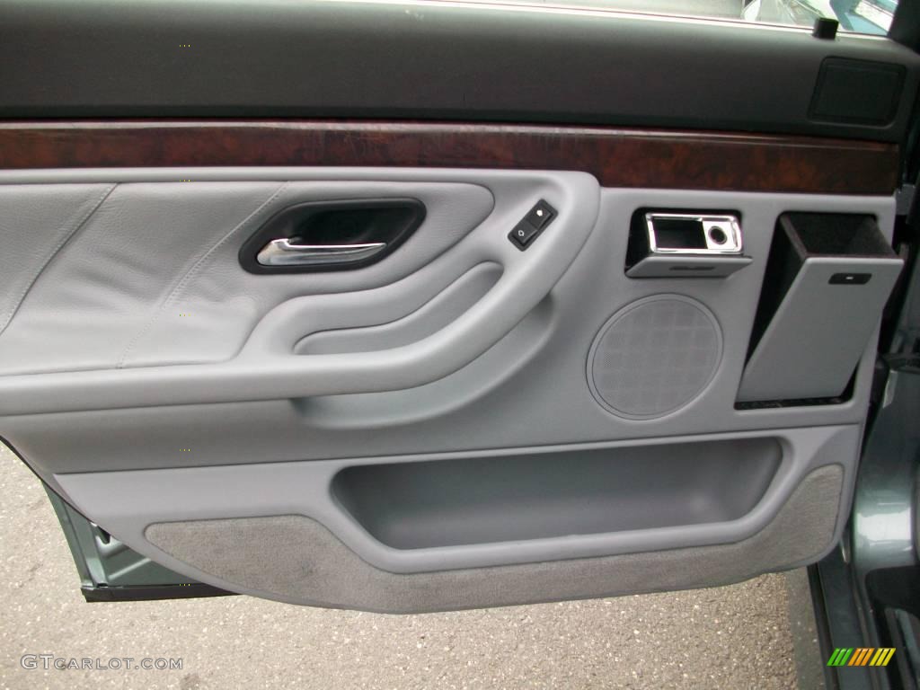2001 7 Series 740iL Sedan - Glacier Green Metallic / Grey photo #26