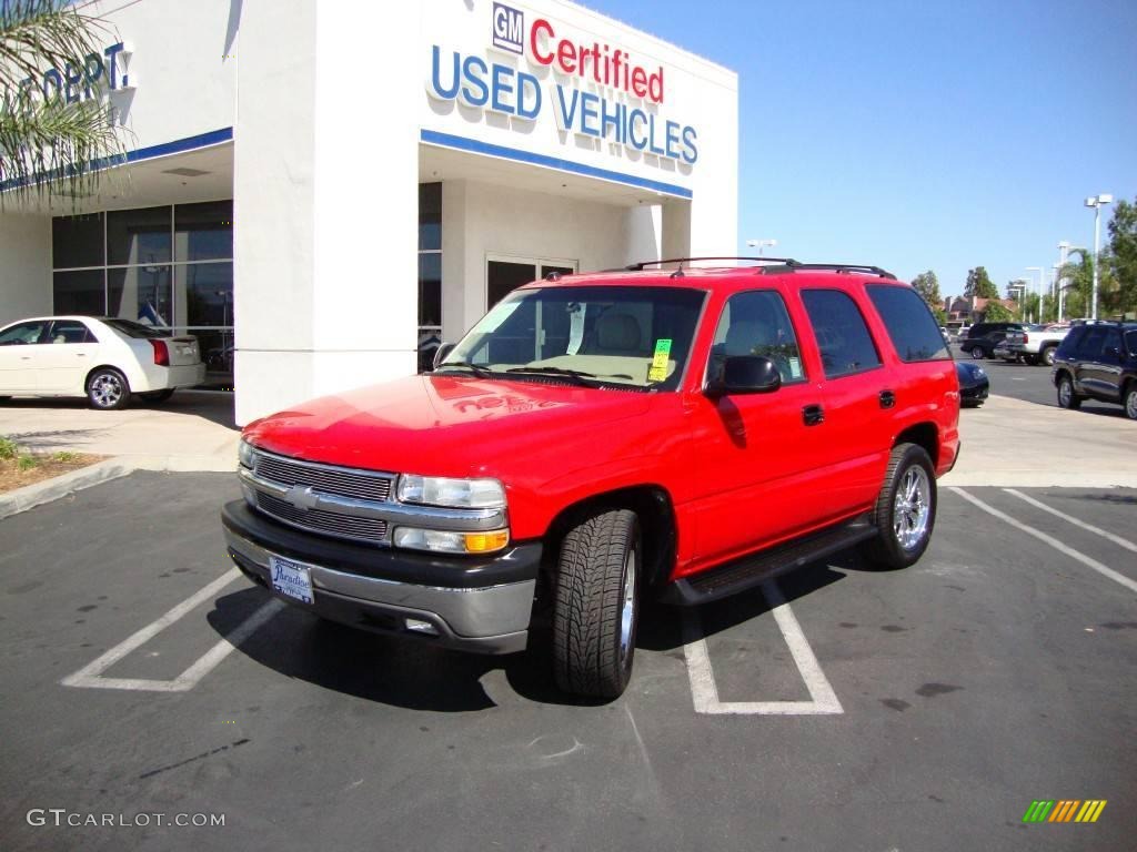 Victory Red Chevrolet Tahoe