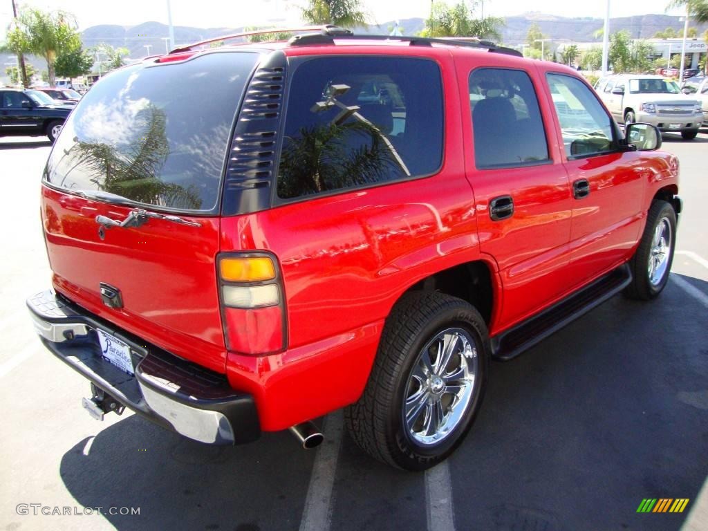 2004 Tahoe LT - Victory Red / Tan/Neutral photo #3