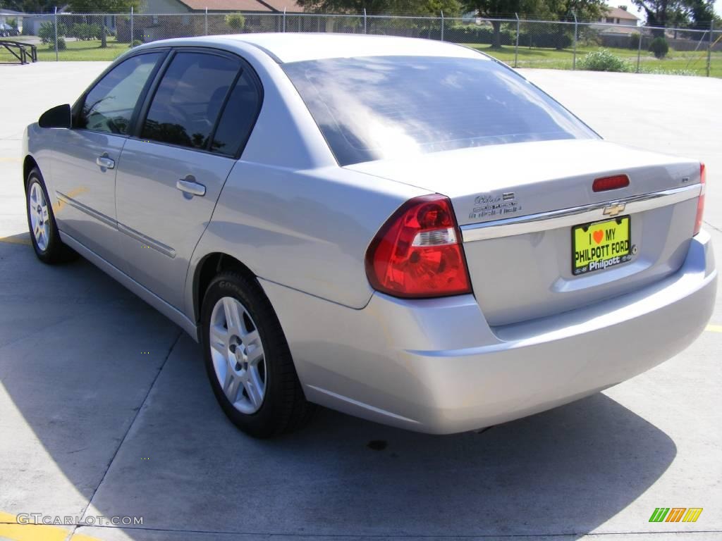 2006 Malibu LT Sedan - Silverstone Metallic / Titanium Gray photo #5