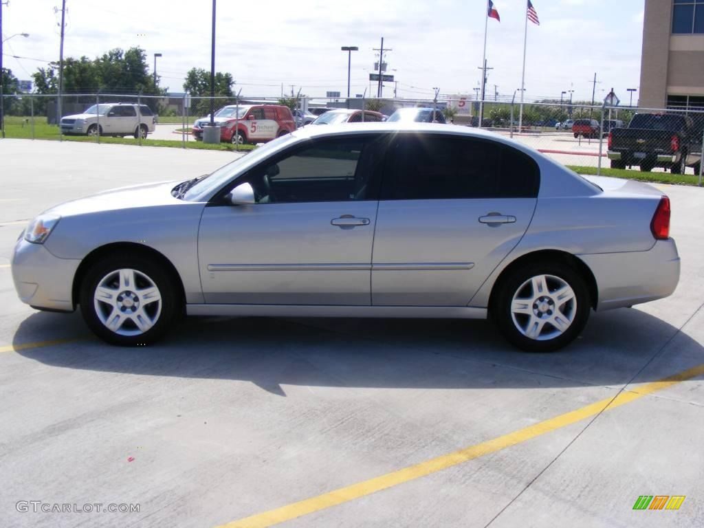 2006 Malibu LT Sedan - Silverstone Metallic / Titanium Gray photo #6