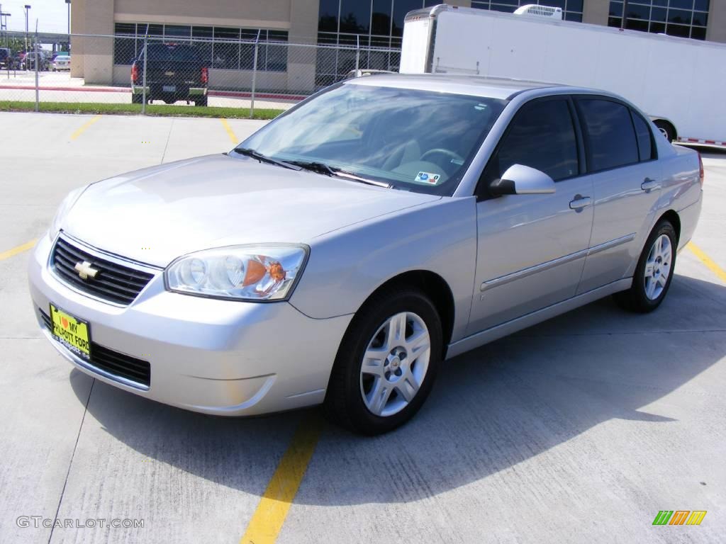 2006 Malibu LT Sedan - Silverstone Metallic / Titanium Gray photo #7