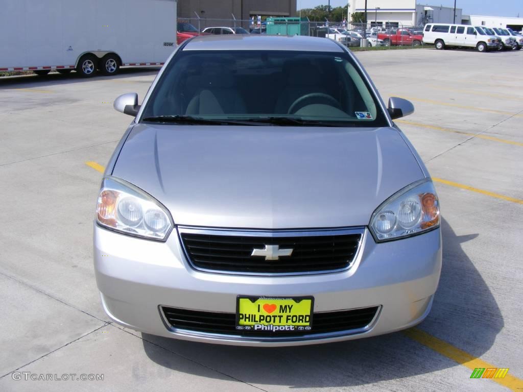 2006 Malibu LT Sedan - Silverstone Metallic / Titanium Gray photo #8