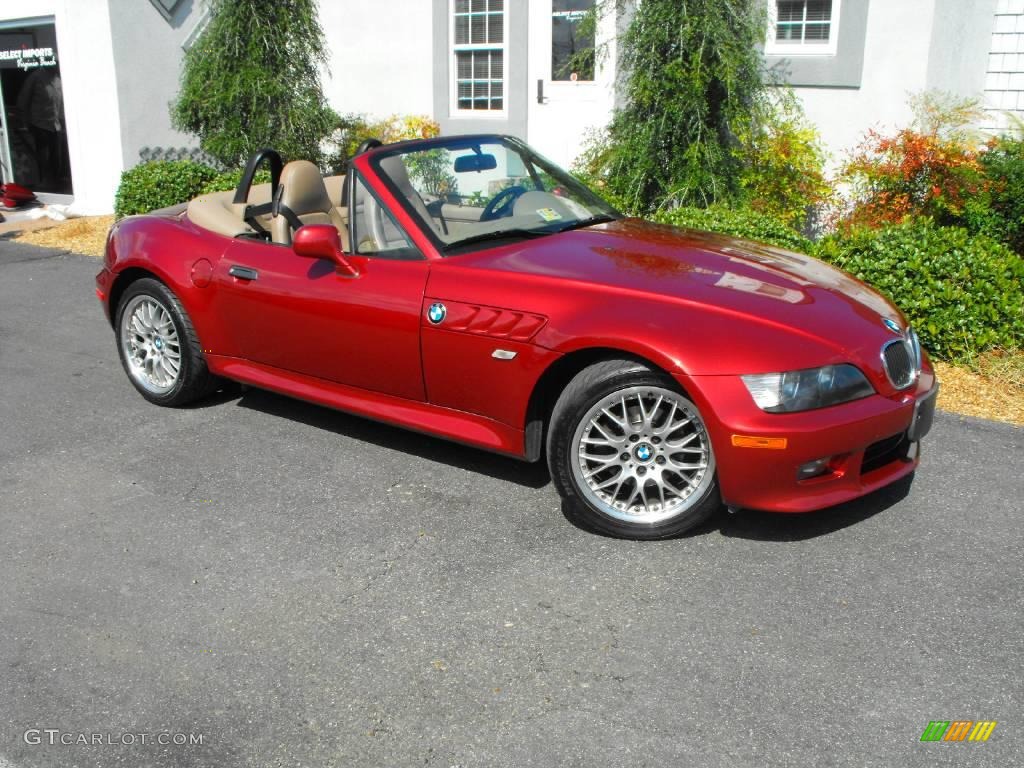 2000 Z3 2.8 Roadster - Siena Red Metallic / Beige photo #2
