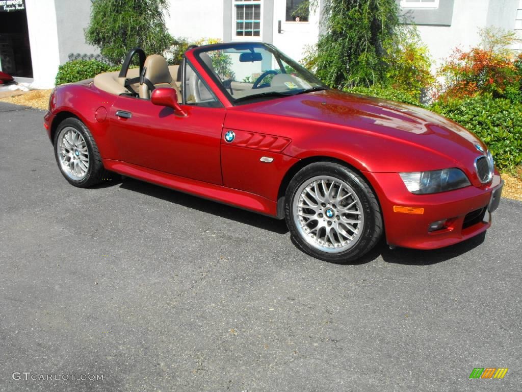 2000 Z3 2.8 Roadster - Siena Red Metallic / Beige photo #4
