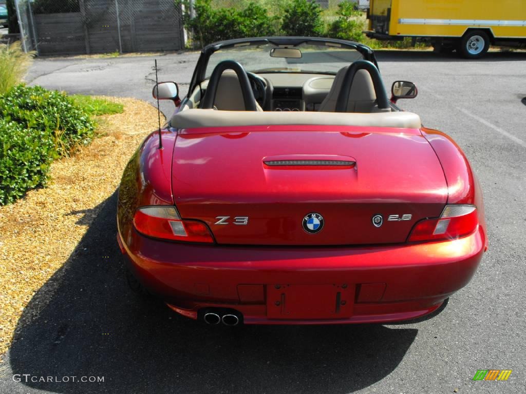 2000 Z3 2.8 Roadster - Siena Red Metallic / Beige photo #7