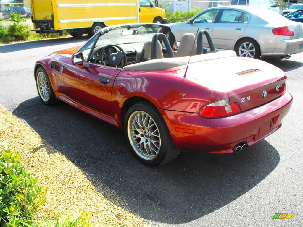 2000 Z3 2.8 Roadster - Siena Red Metallic / Beige photo #8